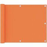 vidaXL Balkonsko platno oranžno 75x500 cm oksford blago Cene