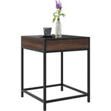  Stolić s beskonačnim LED svjetlima boja hrasta 40 x 40 x 51 cm | shoptok.hr