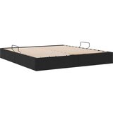  Ottomanska Okvir za krevet s pohranom s pohranom Baršun - Crna 160 x 200 cm | shoptok.hr