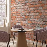  Foto tapeta - Loft Wall - Pattern Imitating an Old Red Brick 200x140 Vodootporna | shoptok.hr