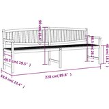  Vrtna klupa 228 x 59,5 x 90 cm od masivne tikovine | Eponuda.ba