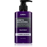 KUNDAL Honey & Macadamia Cherry Blossom intenzivna vlažilna nega za poškodovane lase 500 ml | Shoptok.si
