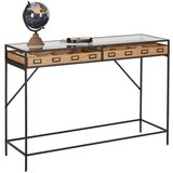 Landscape konzolna mizica, 120/83/40 cm naravne barve, črna | Shoptok.si