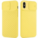 Cadorabo Ohišje, združljiv z Apple v Matt Yellow - Zaščitni pokrov iz fleksibilnega silikona TPU in z zaščito pred kamero, (20593797) | Shoptok.si