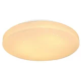 LED okrogla stropna svetilka Skyler Star (15 W, Ø x V: 35 x 7 cm, Bele barve, Toplo bela)