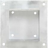  Sidra za stupove 4 kom od pocinčanog metala 141 mm | shoptok.hr