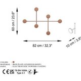 WALLXPERT metalna zidna kuka boja bakar dama c | ePonuda.com