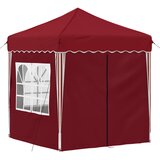  Rastezljivi šator za zabave 195 x 195 x 245 cm Tamno crvena | shoptok.hr