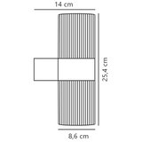 Nordlux Spoljašnja zidna svetiljka KYKLOP 2xGU10/25W/230V IP54 crna | Eponuda.com