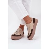 Zazoo Leather Women's Sneakers On Platform Cene
