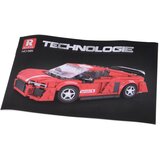  Tehnički blokovi Auto CRVENI u stilu sportskog coupea 373-dijelni ZA5782 | shoptok.hr