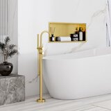 Rea bathroom shelf 30x60 gold brush | Shoptok.si