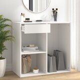 vidaXL Kozmetična omarica bela 80x40x75 cm konstruiran les Cene