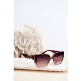 Kesi Women's Sunglasses with Decorative Detailing UV400 Brown | shoptok.hr