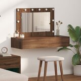 vidaXL rjava hrast iverna plošča 100 x 40 x 70 cm miza za oblačenje | Shoptok.si