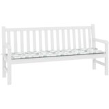 vidaXL Vrtna blazina z listnim vzorcem - 180x50x4 cm, Oxford tkanina | Shoptok.si