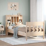 vidaXL Okvir kreveta bez madraca 90 x 200 cm od masivne borovine | shoptok.hr