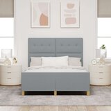  Krevetna konstrukcija Svjetlosiva 160x200 cm Tkanina | shoptok.hr