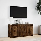  ormarić s LED svjetlima boja hrasta 100x34x50 cm drveni | shoptok.hr