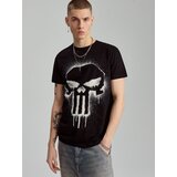 House - Majica kratkih rukava s printom The Punisher - Crna Cijene
