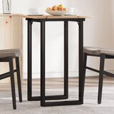 Blagovaonski stol O-oblika 50x50x75 cm od borovine i čelik | shoptok.hr