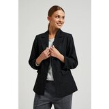 Moodo Women's jacket with 3/4 sleeves - black Cene