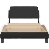  Okvir za krevet s uzglavljem crno-bijeli 100x200cm umjetna koža | shoptok.hr