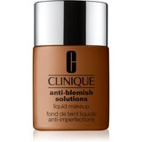 Clinique Anti-Blemish Solutions™ Liquid Makeup puder s visokim prekrivanjem za masno lice sklono aknama s dugotrajnim učinkom WN 122 CLOVE 30 ml | shoptok.hr