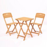 Set vrtnih stolova i stolica (3 komada), smeđa boja | shoptok.hr