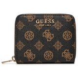 Guess Majhna ženska denarnica Laurel Slg Large Zip SWPG85 00137 Rjava | Shoptok.si