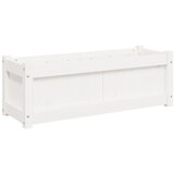  Vrtna sadilica bijela 90x31x31 cm od masivne borovine | shoptok.hr