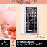 Klarstein Shiraz 28 Uno, hladilnik za vino (74l, 28 steklenic), (21073198) | Shoptok.si