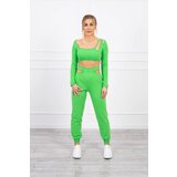 Kesi Complete with green neon blouse top | Shoptok.si
