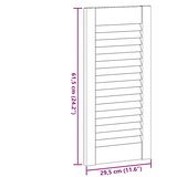  Vrata ormarića Louvred Dizajn 4 kom bijela 61,5x29,5 cm | shoptok.hr