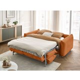 Bobochic Paris Oranžna raztegljiva sedežna garnitura 214 cm Ernest – | Shoptok.si
