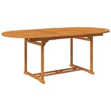  7-dijelni vrtni blagovaonski set od masivnog bagremovog drva 150-200 cm | shoptok.hr