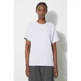 Adidas Kratka majica Premium Essentials Tee ženska, siva barva, IK5776