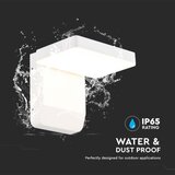  LED Spoljašnja zidna fleksibilna svetiljka LED/17W/230V IP65 4000K bela | Eponuda.com
