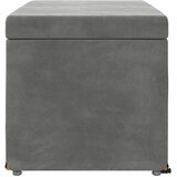  Stolica Temno siva 81 x 41 x 40 cm Samet in Umetno Leseno, (5000302383) | Shoptok.si