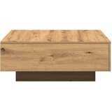 vidaXL Miza za kavico Artizanski hrast Trdi les 80 x 80 x 31 cm | Shoptok.si