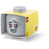 Lego Siva plastična otroška škatla za shranjevanje ø 24x27 cm Head Zombie L – | Shoptok.si