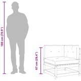  Fotelja smeđa 60 cm od tkanine | shoptok.hr