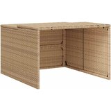  Garaža za robotsku kosilicu bež 86x90x52/57 cm od poliratana | Eponuda.com