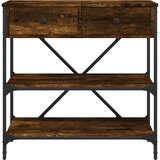  Konzolni stol boja hrasta 75 x 34,5 x 75 cm konstruirano drvo | shoptok.hr
