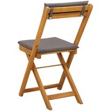  Vanjske bistro stolice 4 pcs Tamnosiva 40 x 53 x 80 cm | shoptok.hr
