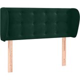  Uzglavlje s ušima tamnozeleno 83x23x78/88 cm baršunasto | Eponuda.com