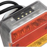  Svjetla za prikolicu 2 kom crvena 10,5 x 7,5 x 10 cm 12 V LED | Eponuda.ba