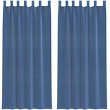 Voile zavjese s petljama 2 kom. kraljevsko plave 140x225 cm | shoptok.hr