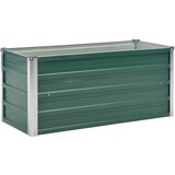  Vrtna sadilica od pocinčanog čelika 100 x 40 x 45 cm zelena | Eponuda.ba