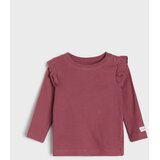 Sinsay Pamučni komplet: bluza i hlače s volanima | shoptok.hr